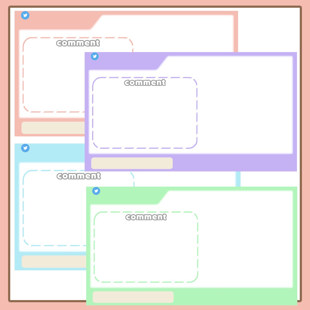 【配信用】シンプルなフレーム