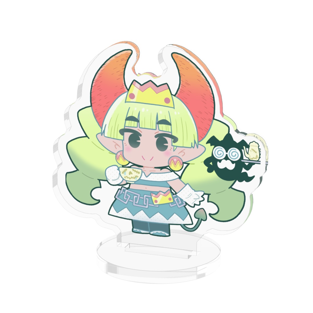 オリキャラのアクスタ「ツノっ子お嬢様」