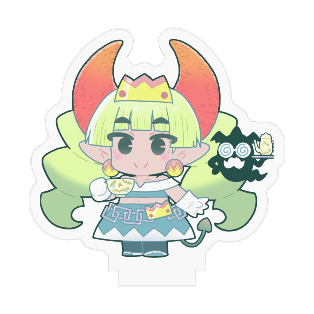 オリキャラのアクスタ「ツノっ子お嬢様」