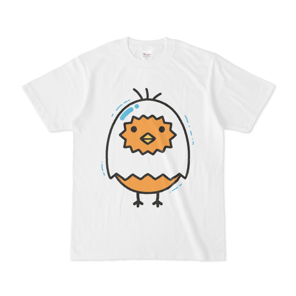 どうぶつシャツ「とり」（白）