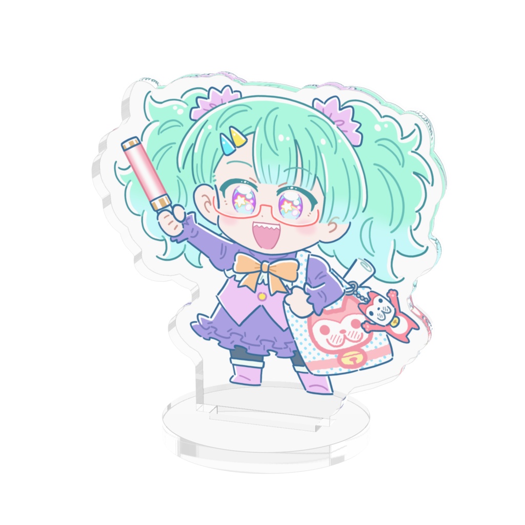 オタカツ戦士めぐるちゃん　アクリルフィギュア