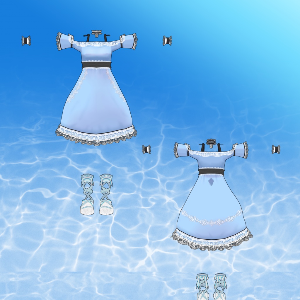 「無料配布」オフショルダー・ワンピース「ますきゃぷらす対応」