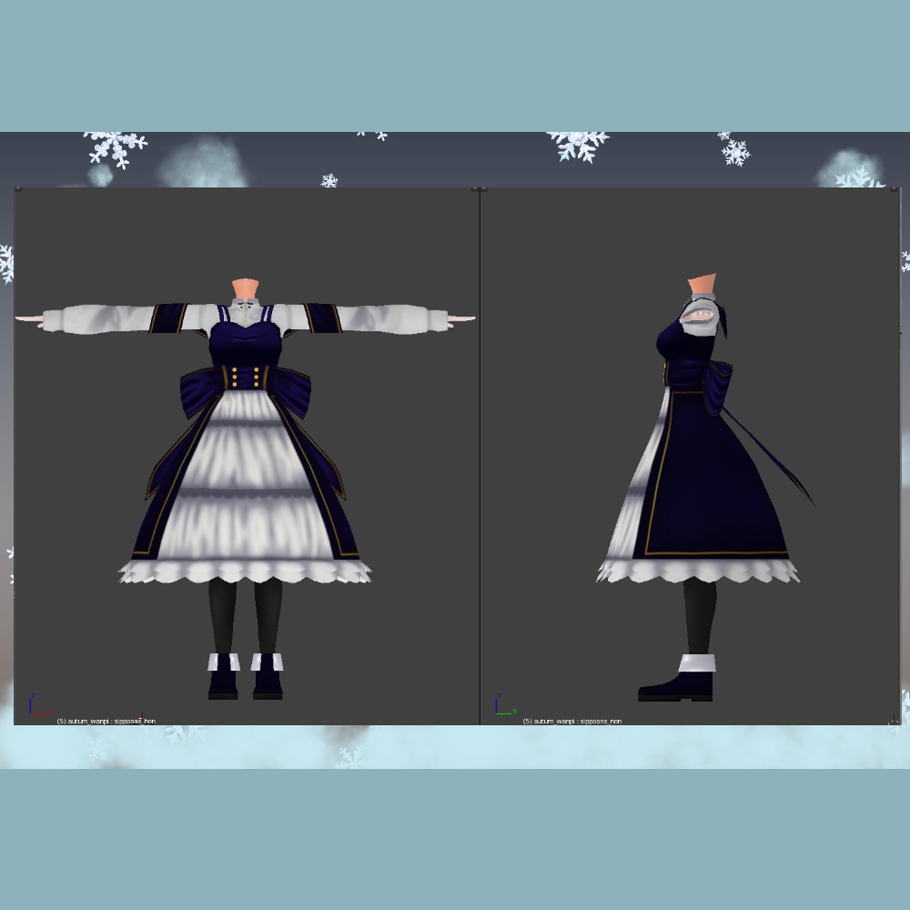 オータムワンピース「ますきゃっとぷらす対応」