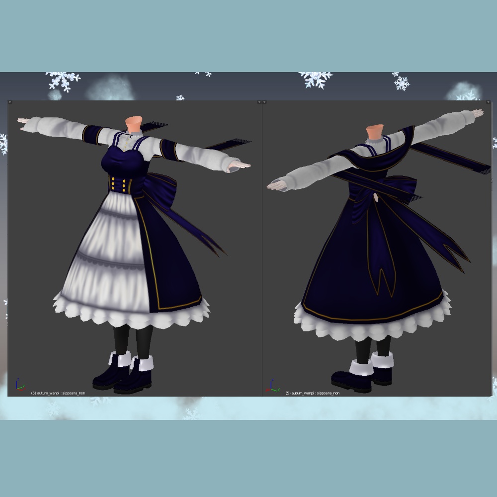 オータムワンピース「ますきゃっとぷらす対応」