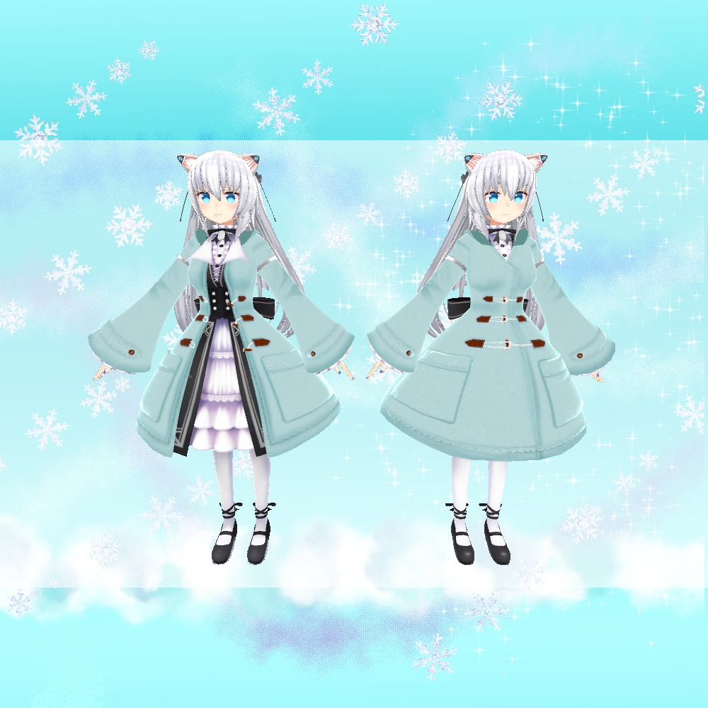 ダッフルコート「ますきゃっとぷらす対応」