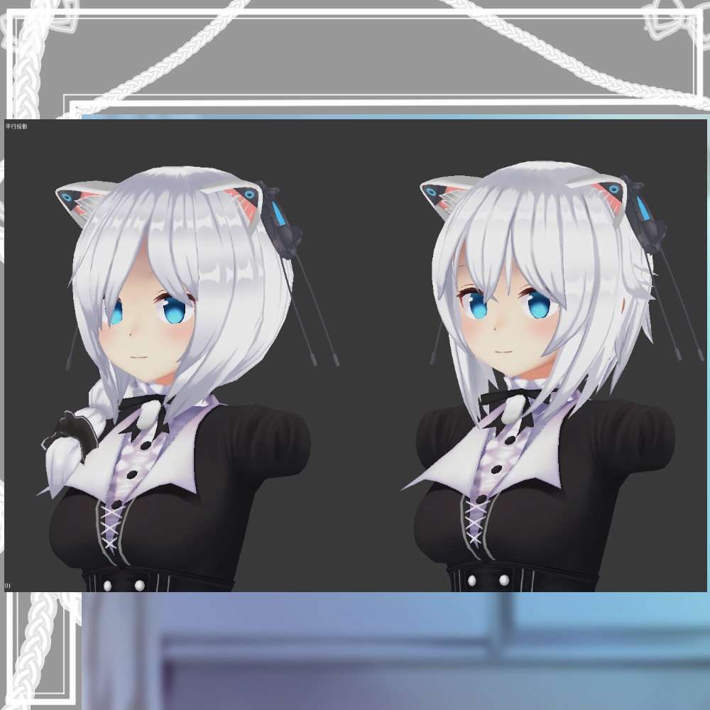 Mass_Hair_style3「ますきゃっとぷらす対応」