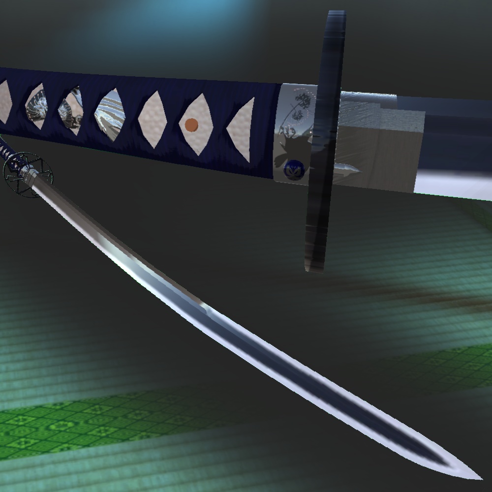 軍刀「小烏」「ModularAvatar対応・抜刀ギミック付属」