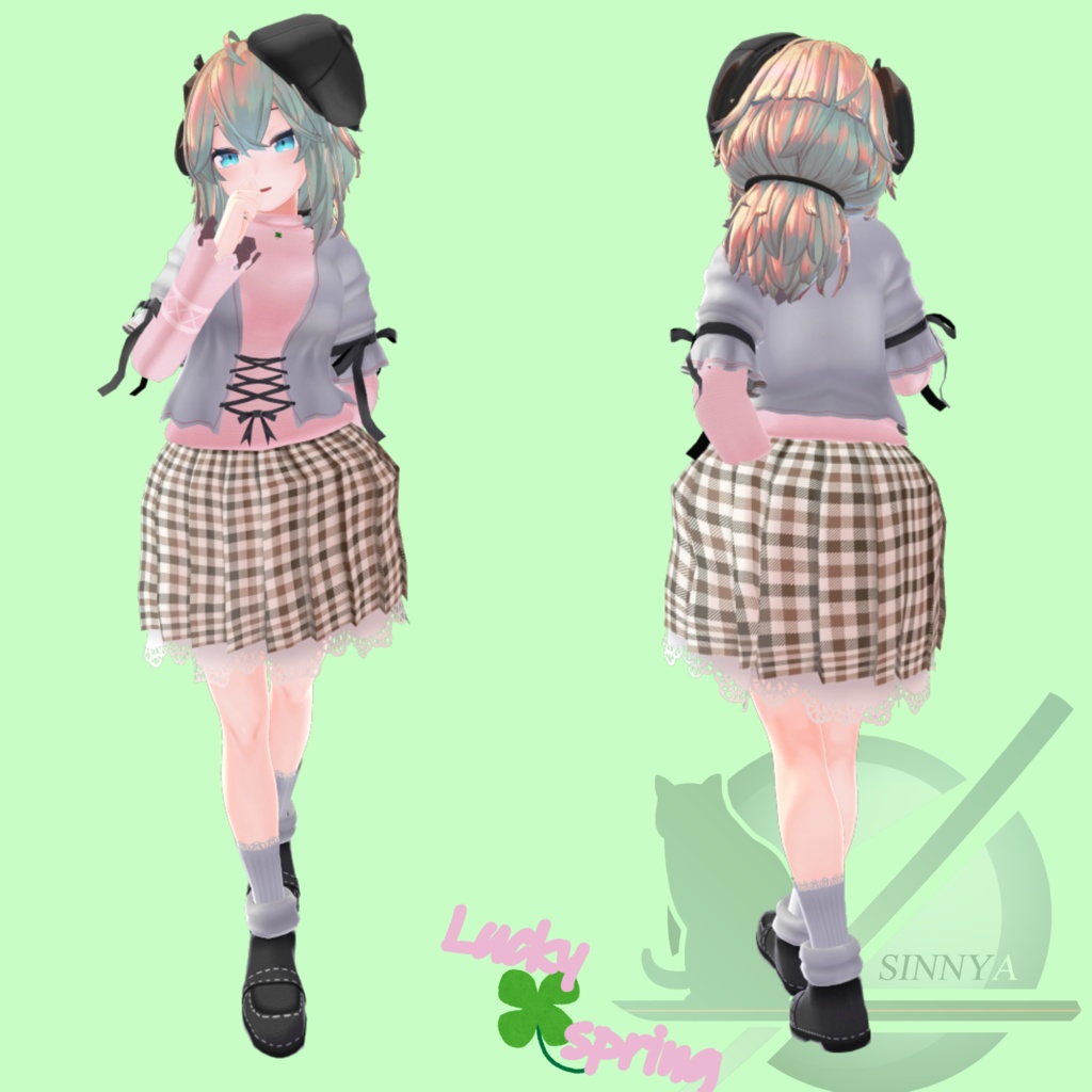 ラッキースプリング「多数アバター対応衣装」