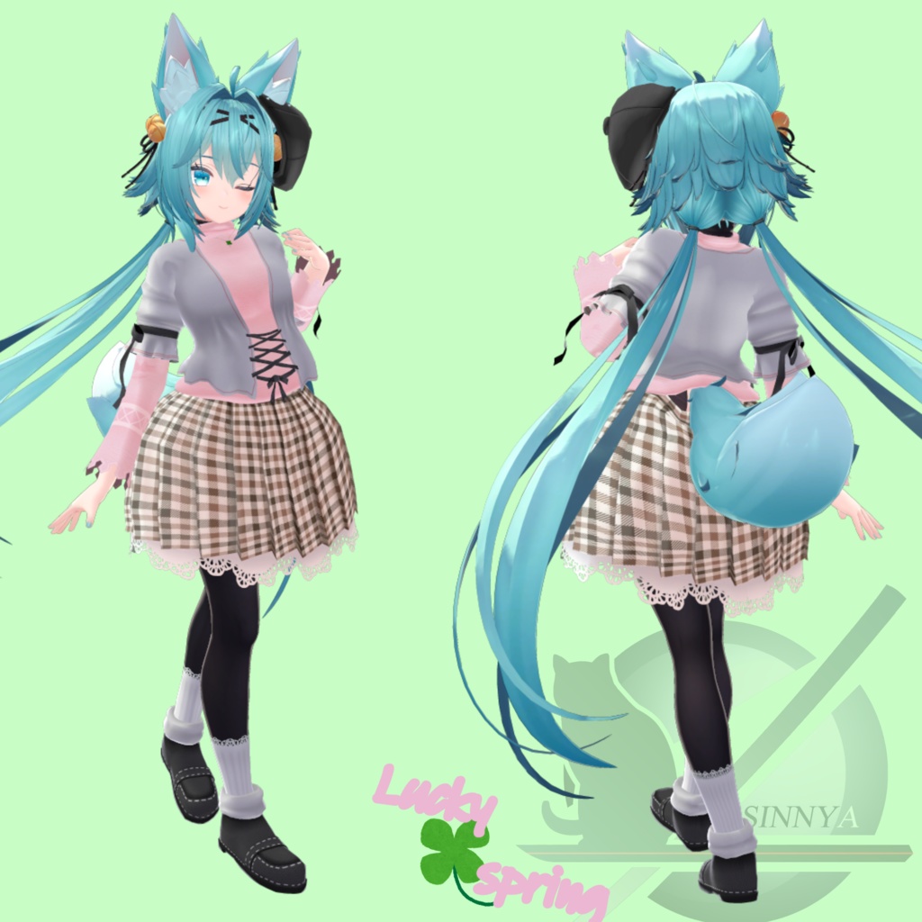 ラッキースプリング「多数アバター対応衣装」