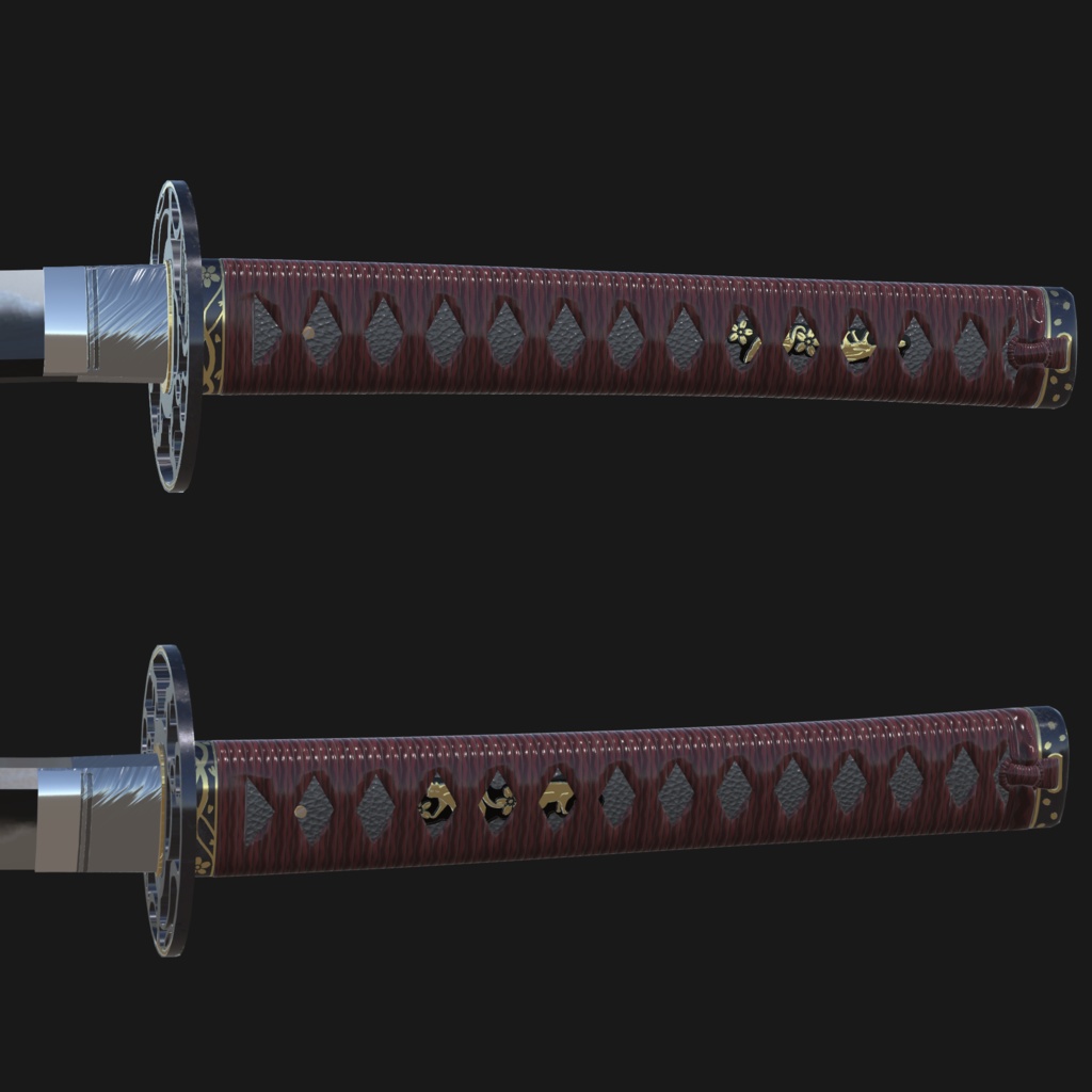 銀猫仮想幻影「ModularAvatar対応・抜刀ギミック付属」