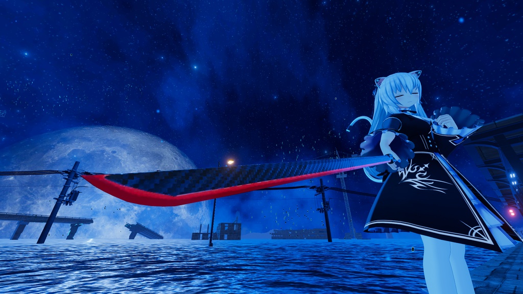 「のらきゃっと5周年記念」Mechanical carbon blade