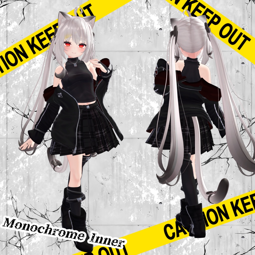 「多数アバター対応」Monochrome Inner