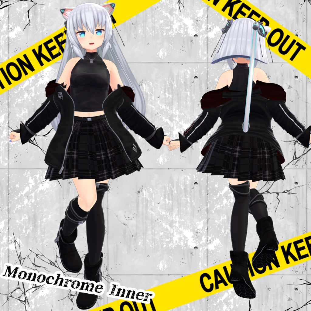 「多数アバター対応」Monochrome Inner