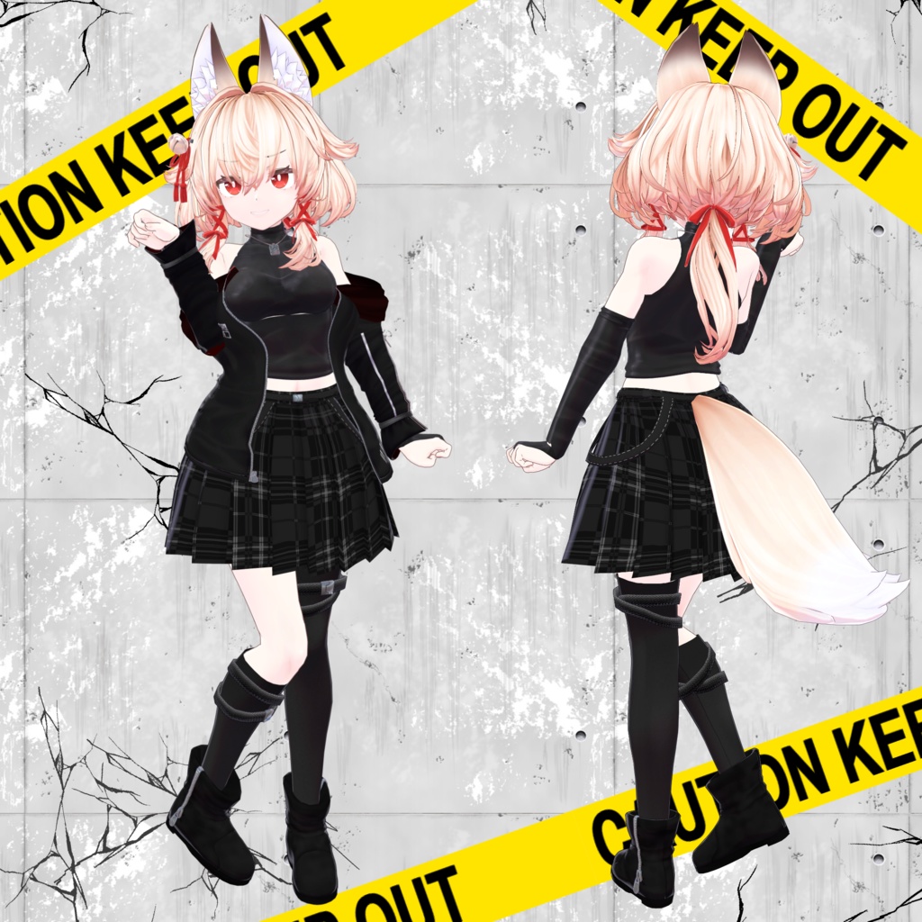 「多数アバター対応」Monochrome Inner