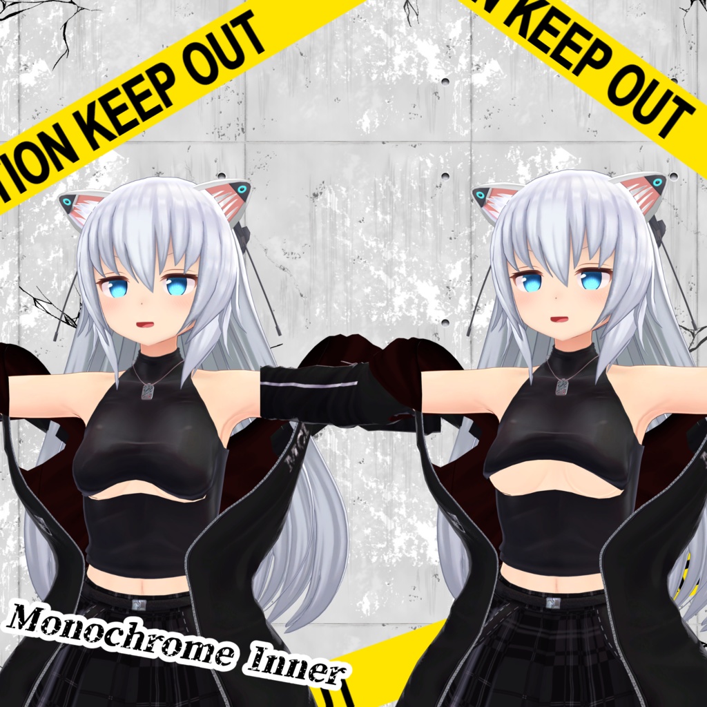 「多数アバター対応」Monochrome Inner