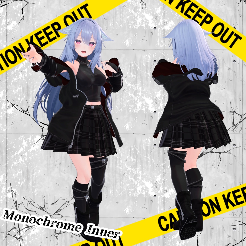 「多数アバター対応」Monochrome Inner