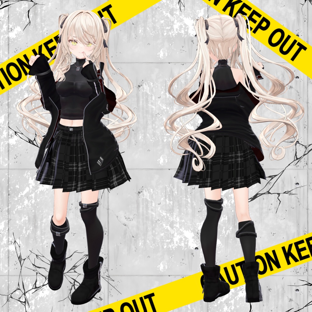 「多数アバター対応」Monochrome Inner