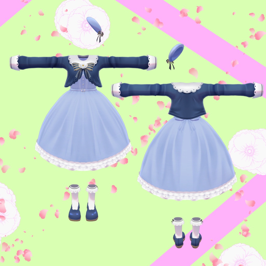 「多数アバター向け」Sweet_cardigan