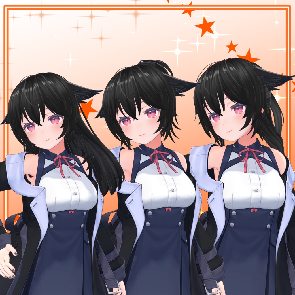 「5アバター対応」元気なあの子の髪型