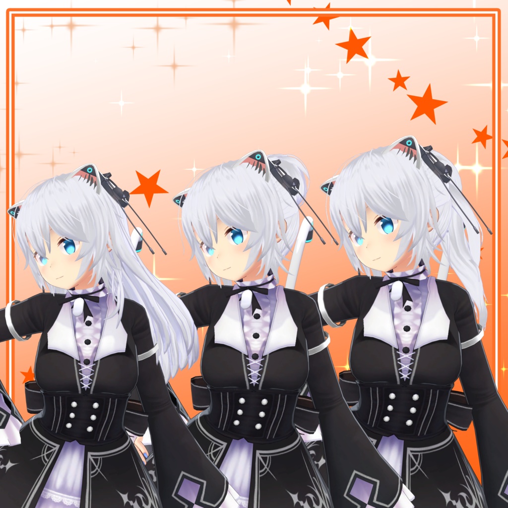 「5アバター対応」元気なあの子の髪型