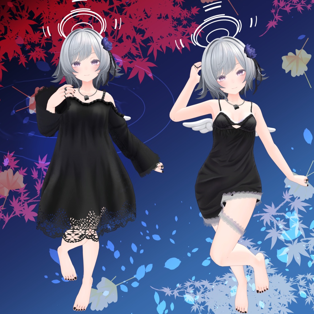 9アバター対応「秋夜のネグリジェ」