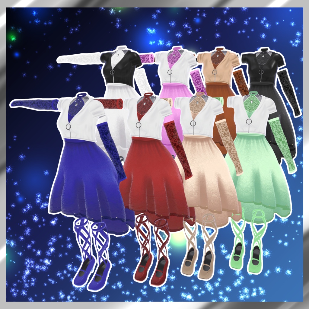 年末セール開催「9アバター対応」セミフォーマルドレス