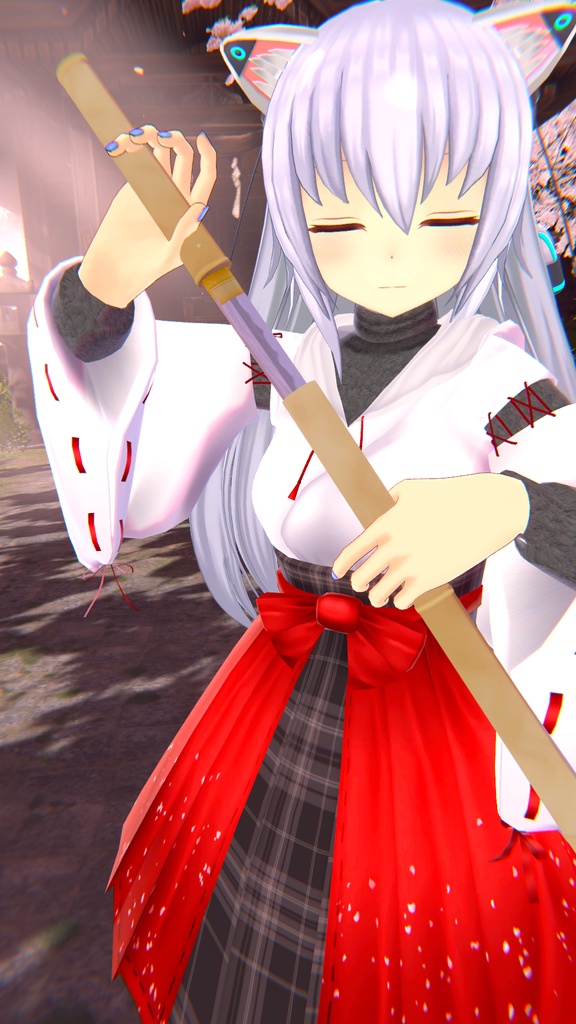 MA対応抜刀ギミック付き「仕込み箒 隠猫爪」