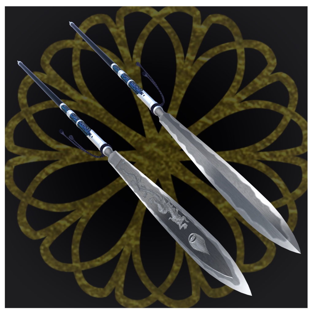 大笹穂槍「猫玉龍」