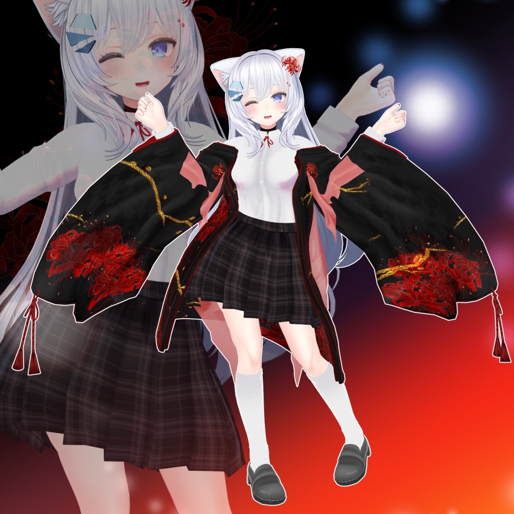 複数対応アバター衣装「夜サ来イ」9アバター対応