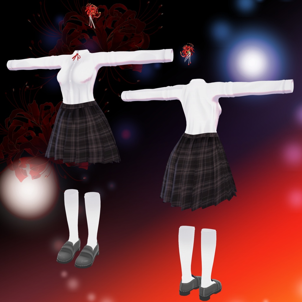 複数対応アバター衣装「夜サ来イ」9アバター対応