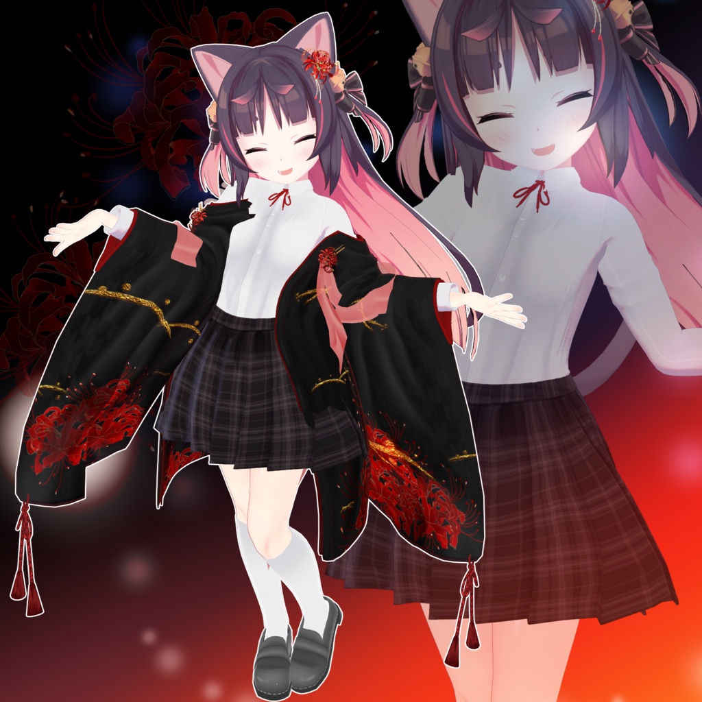 複数対応アバター衣装「夜サ来イ」9アバター対応