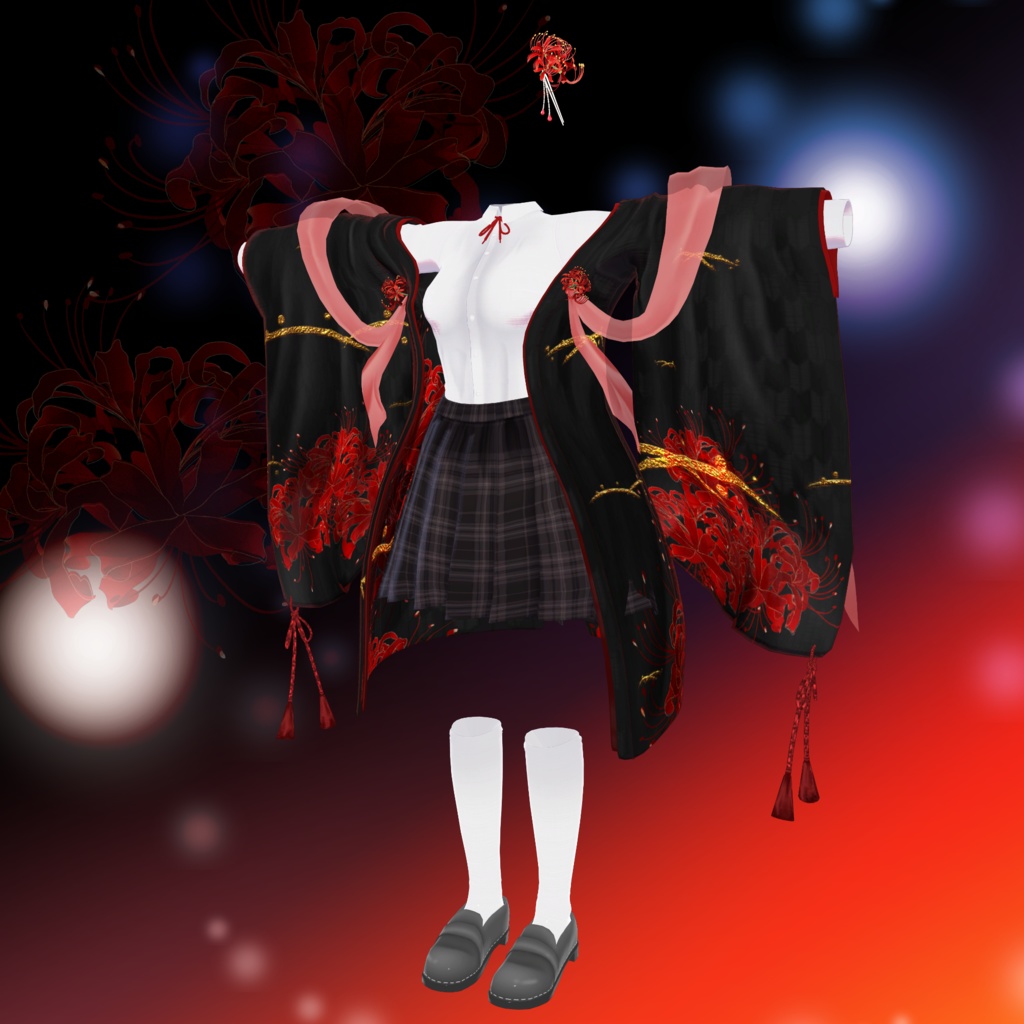 複数対応アバター衣装「夜サ来イ」9アバター対応