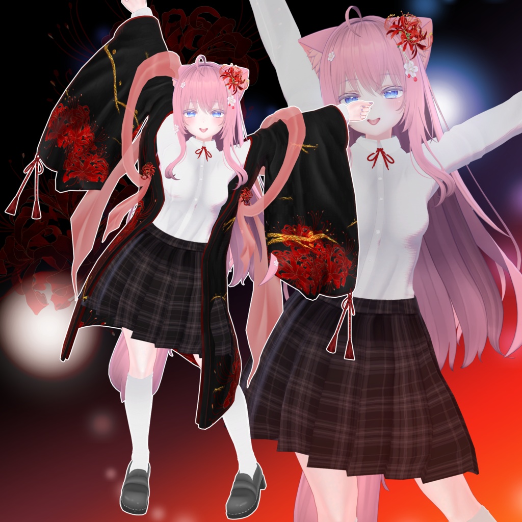 複数対応アバター衣装「夜サ来イ」9アバター対応