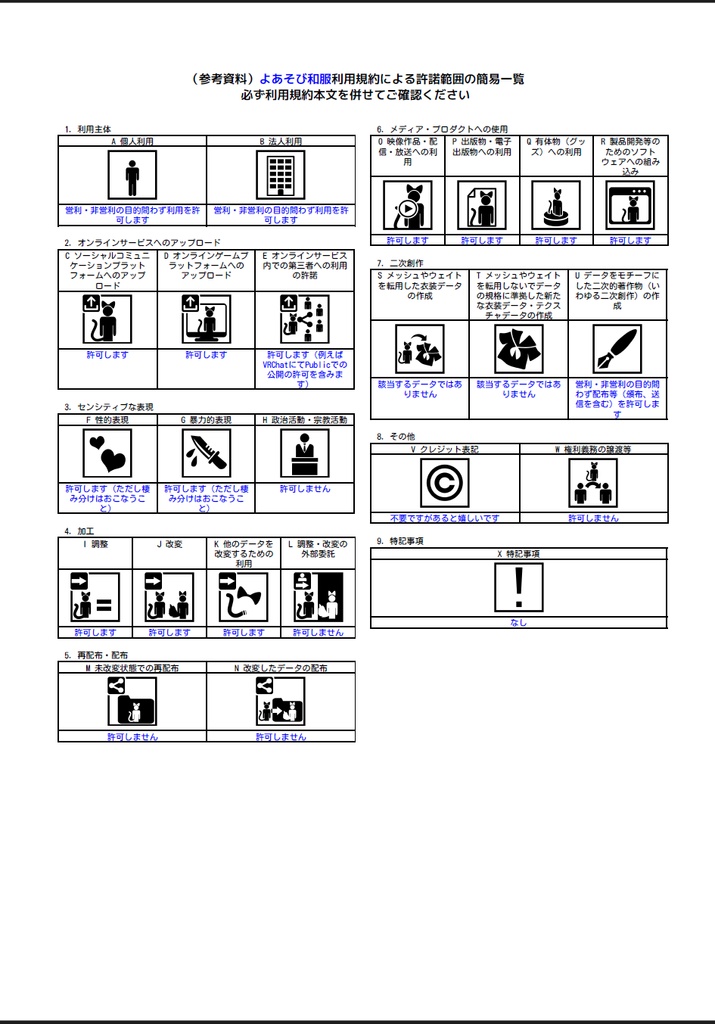 「多数対応衣装」よあそび和服「桔梗、びしょぬれのしずくさん」