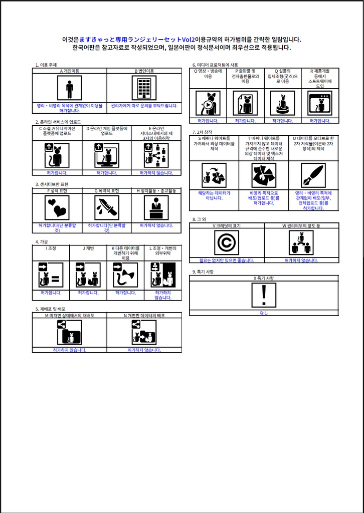 ますきゃっと専用ランジェリーセットVol2