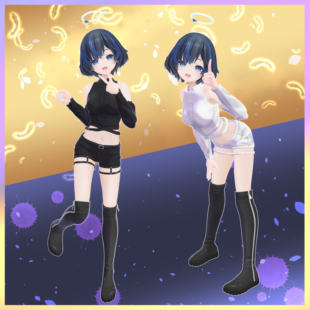 MA対応衣装「あくまで天使」2アバター対応