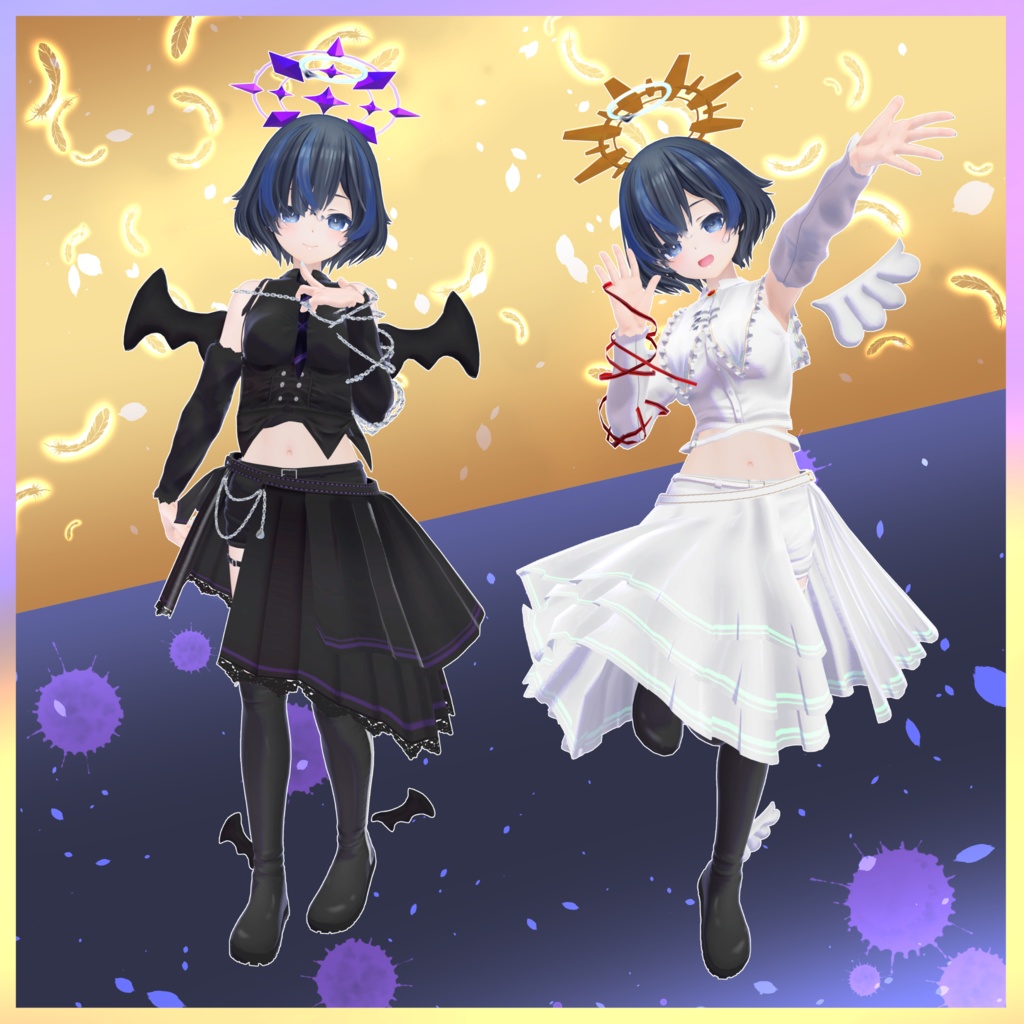 MA対応衣装「あくまで天使」2アバター対応