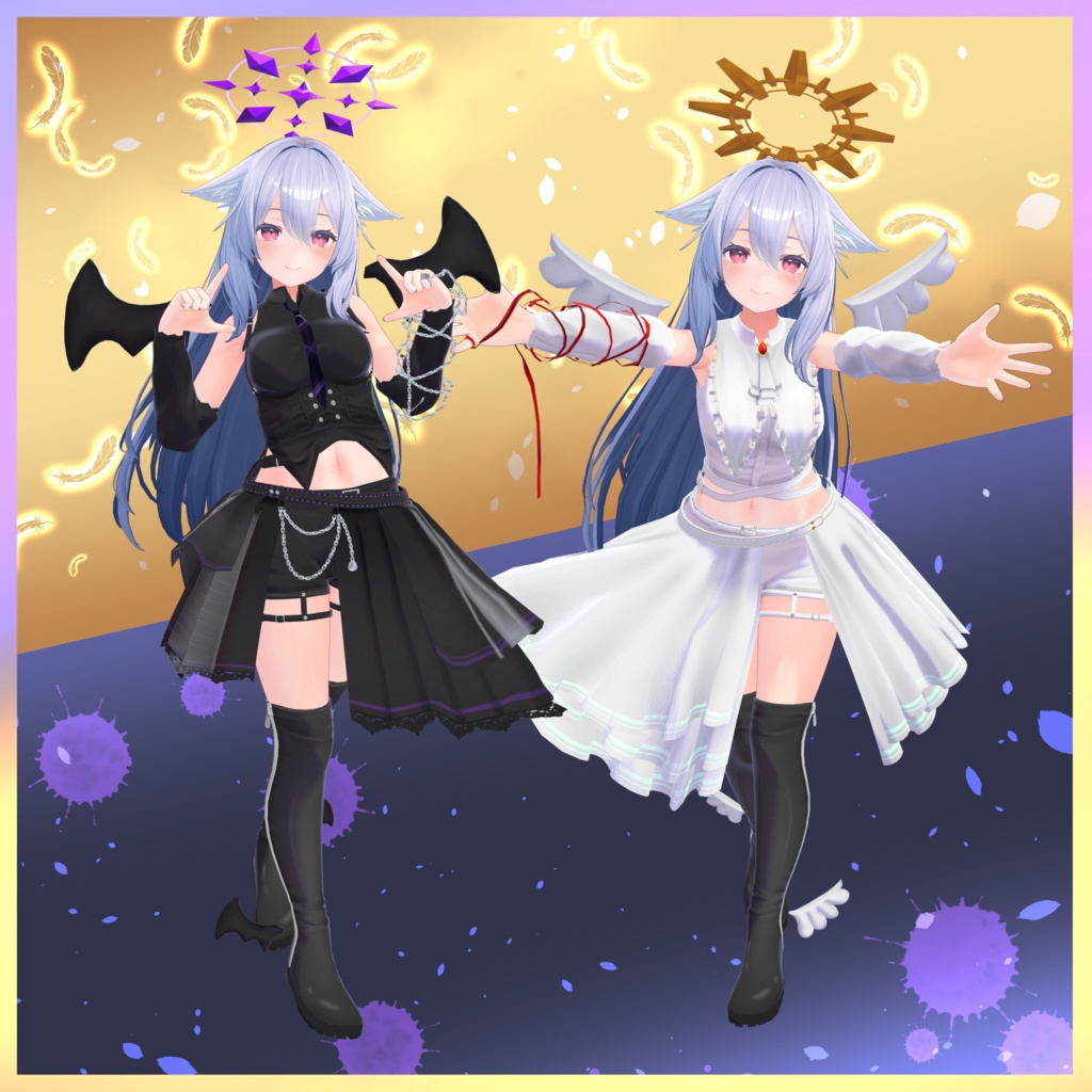 MA対応衣装「あくまで天使」2アバター対応