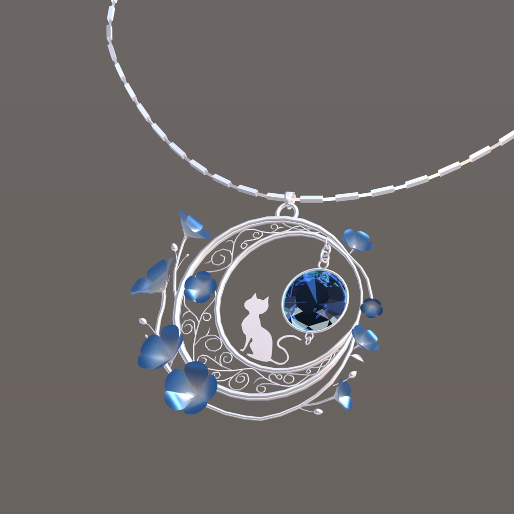 「のらきゃっと7周年記念」Cat_moon7「汎用アクセサリー」