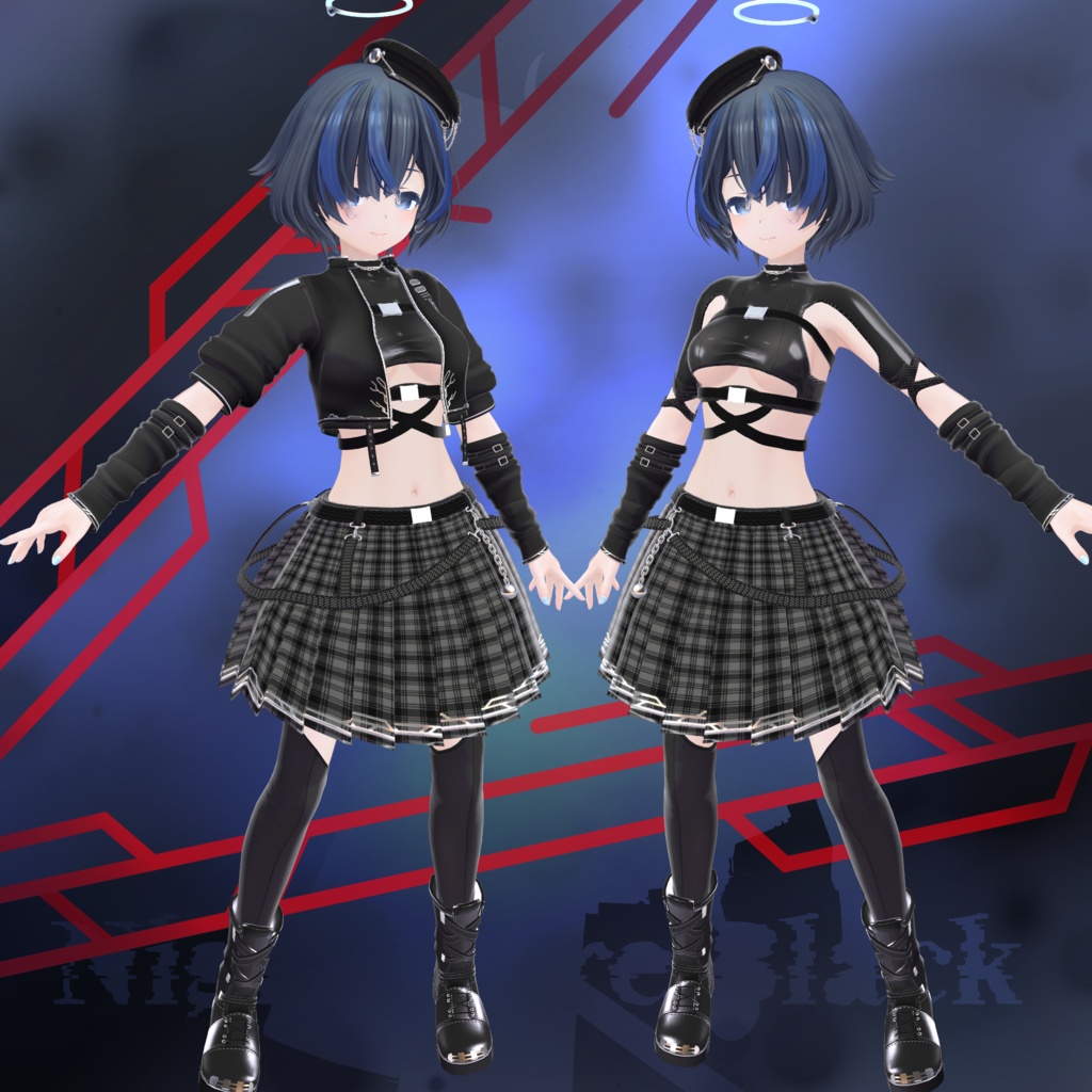 MA対応衣装「Nightmare Black」多数アバター対応衣装