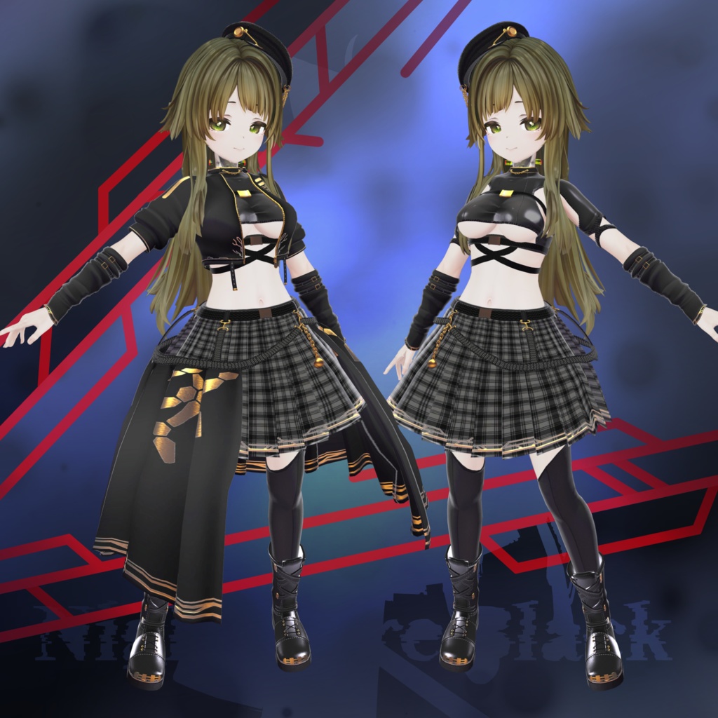 MA対応衣装「Nightmare Black」多数アバター対応衣装