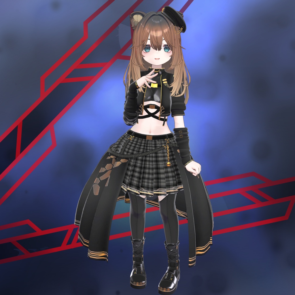 MA対応衣装「Nightmare Black」多数アバター対応衣装