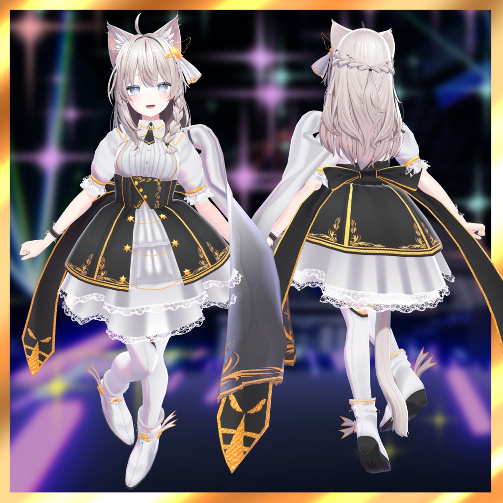 「多数アバター対応衣装」Shooting_Feather