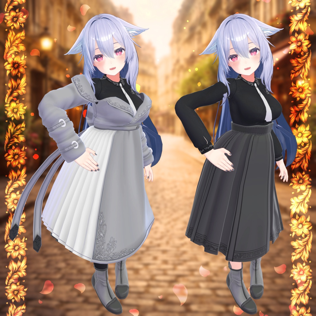 多数アバター対応衣装「Smart_Jacket」MA対応