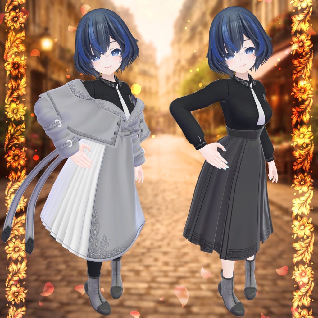 多数アバター対応衣装「Smart_Jacket」MA対応