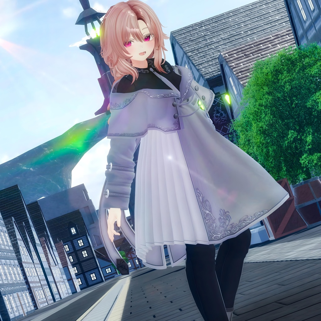 多数アバター対応衣装「Smart_Jacket」MA対応