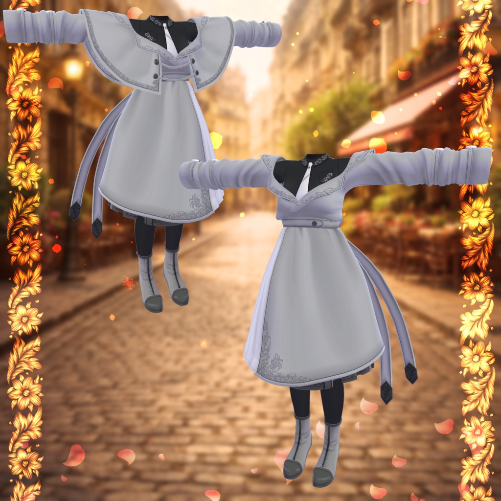 多数アバター対応衣装「Smart_Jacket」MA対応