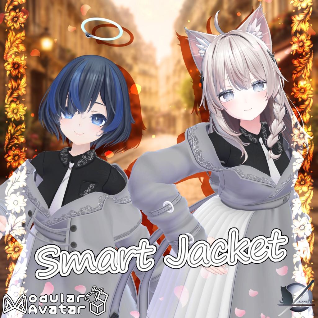 多数アバター対応衣装「Smart_Jacket」MA対応
