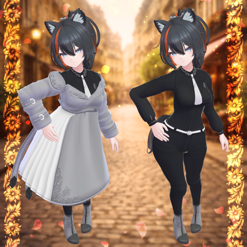 多数アバター対応衣装「Smart_Jacket」MA対応