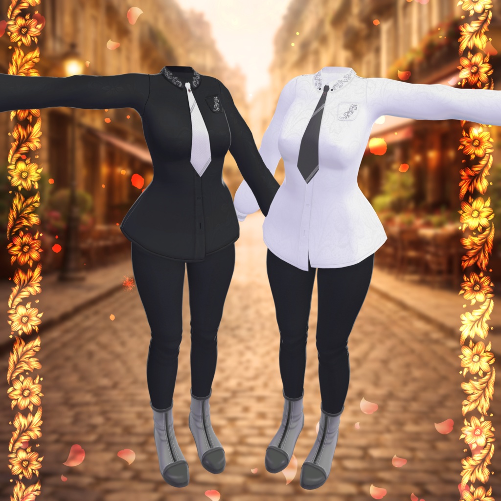 多数アバター対応衣装「Smart_Jacket」MA対応